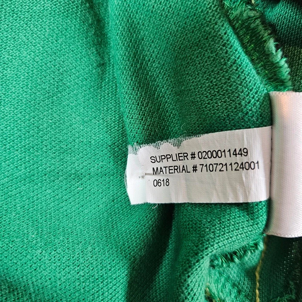 Polo Ralph Lauren Polo Shirt Mens L Green Brazil #5 Custom Slim Fit Logo Sash